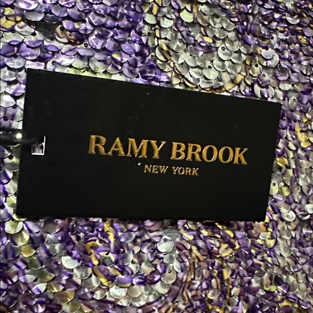 Ramy Brook Tanya dress Lilac Paisley - Picture 10 of 10